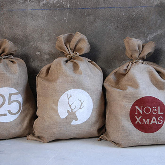 Fourre-tout jute noël