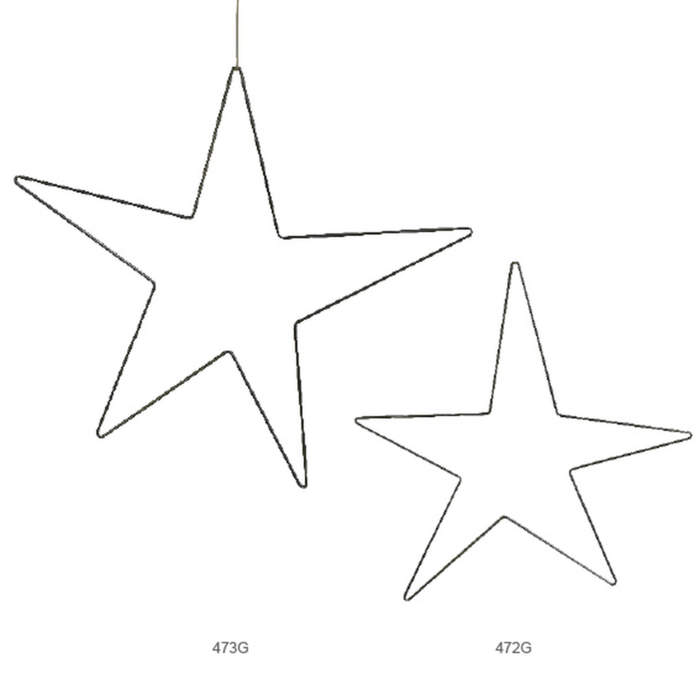 Etoile décorative galvanisé