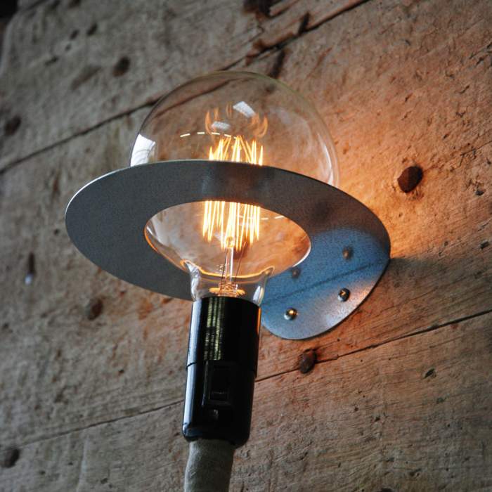 Applique acier galvanisé circulaire