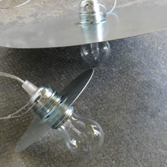 Abat-jour design en acier galvanisé