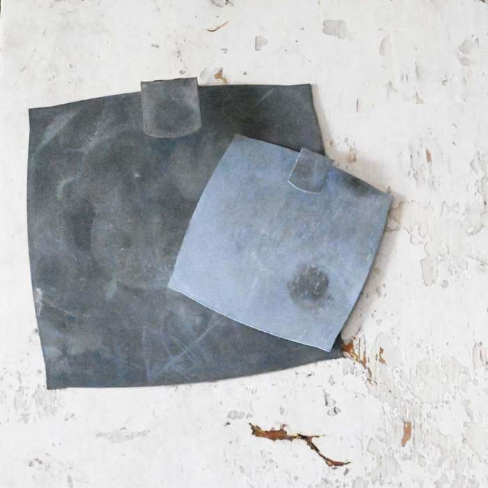 Etiquette galbé zinc